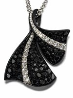 Collier Giorgio Visconti Femme CHAPTER THREE in Or blanc Diamante Black 1.87 Ct GB40496N - GB40496N